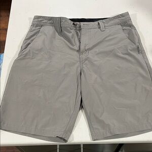 Volcom Men's Tan Flat Front Shorts